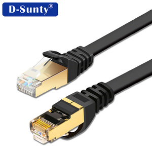 Cable Ethernet Plano Cat7 Dsuny, Cable de Red con Cubierta de PVC, RJ45 Stp Ftp 26awg 28awg 30awg 10Gbps 0.5-100m, Cable de Conexión RJ45 - Product Image 3