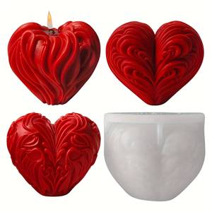MUYULINS DIY Love Theme Scented Candle <b>Silicone</b> Mold Irregular Shape Handmade Valentine's Day Gift Craft Supplies - Product Image 5
