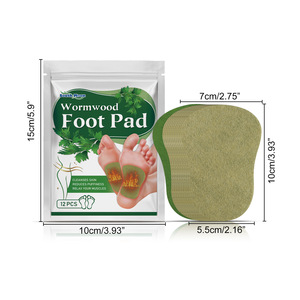 Patchs pour les pieds SOUTH MOON, naturels, biologiques, à base d'armoise et de gingembre, nettoyage en profondeur, détoxification - Product Image 6
