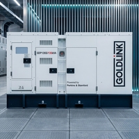 Générateurs diesel silencieux Goldlink 125KVA/100KW 135KVA/108KW, système de refroidissement par eau, 110V 50/60Hz ATS pour moteur industriel