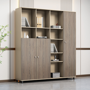 Armoires de classement en panneaux de bois modernes de haute qualité pour atelier, meubles de rangement modulaires extensibles pour bureaux commerciaux - Product Image 1