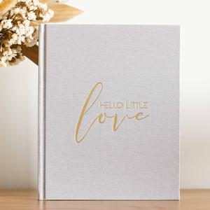 <span class=keywords><strong>Livre</strong></span> de souvenirs personnalisé gris pour bébé, journal de la première année de la vie, <span class=keywords><strong>livre</strong></span> de suivi des cinq premières années, cadeau de naissance, unisexe, couverture rigide en lin - Product Image 2