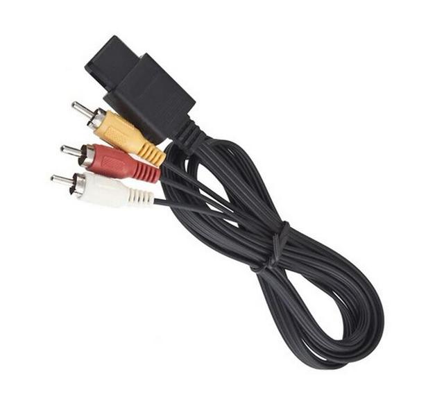 1.8M AV TV RCA N64 AV Cable Video Cord Cable for Cube/for SNES Nintendo N64 Game HDTV