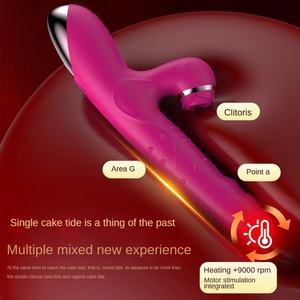 هزاز أرنب بـ9 ترددات للنساء مع وظائف الاهتزاز والتسخين لتحفيز نقطة G والمهبل - Product Image 5