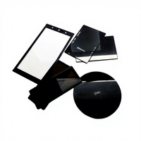 Verre tactile en verre Gorilla Glass imprimé en soie noire OEM, verre de protection LCD pour produits électriques