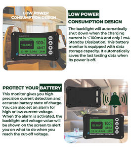 Precision 500a Smart <span class=keywords><strong>Shunt</strong></span> Voor Bluetooth Soc Meter Voor Accu Pack Monitoring Met Hoge Nauwkeurigheid Huidige Meting - Product Image 4