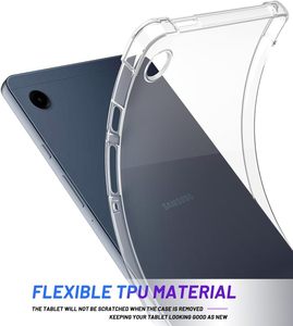 Clair Transparent Souple TPU <span class=keywords><strong>Tablette</strong></span> Couvre Cas <span class=keywords><strong>pour</strong></span> <span class=keywords><strong>Samsung</strong></span> Galaxy Tab A11 8.7 X133 X135 Quatre Coins Air Bags Pare-chocs Couverture Arrière - Product Image 2