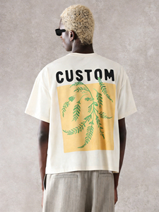 <span class=keywords><strong>T</strong></span>-shirts surdimensionnés pour hommes LTD-MT1045, fabrication de vêtements <span class=keywords><strong>sur</strong></span> mesure, streetwear, design original, logo imprimé <span class=keywords><strong>sur</strong></span> le dos, motif graphique. - Product Image 1