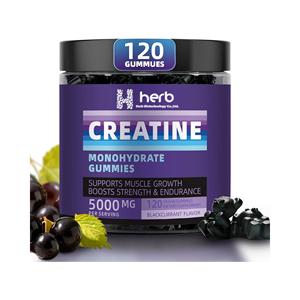 100% natural Creatine Gummies Adult Private <b>Label</b> Muscle Builder for Sports Nutrition with Creatine Monohydrate - Product Image 1
