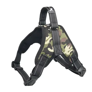 Classic Pet Chest Strap Camouflage Large Dog Harness Durable Comfortable Leopard Design