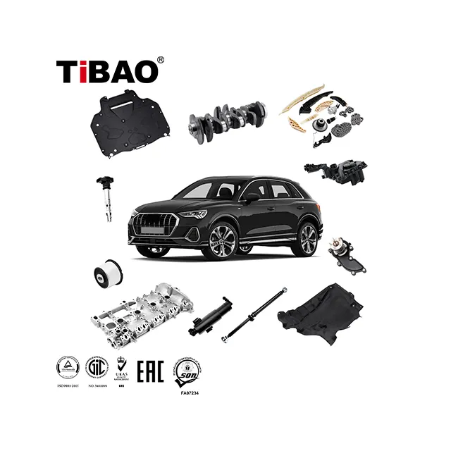 TiBAO, gran oferta, piezas de coche, faros delanteros, parachoques trasero, difusor, Kit de carrocería para Audi Q3 F3 2012 2013 2014 2018 2021 2022