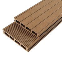 Vente chaude Design Moderne 140*25mm Wpc Plancher Decking Conseil Facile À Installer Bois Plastique Composite pour Jardin Extérieur