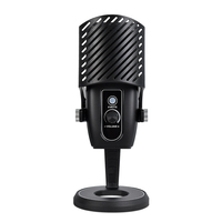 ZX775 Noir USB Tube PC Laplop Microphone À Condensateur Plug-and-Play Filaire Studio Dispositif D'enregistrement pour L'enseignement Du Jeu