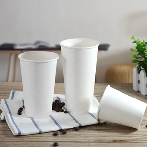 แก้วกระดาษกาแฟและชาแบบใช้แล้วทิ้ง ขนาด 8, 12, 16, 22 ออนซ์ เป็นมิตรกับสิ่งแวดล้อม ขายส่ง ปรับแต่งโลโก้ได้ - Product Image 1