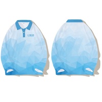 Chemises polo à manches longues, grande taille, sublimation de haute qualité, respirantes, unisexes, pour hommes