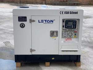 Groupe électrogène silencieux ouvert LETON 15 kW, portable, pour alimentation de secours, avec option Super 15 kW/20 kW, modèle LT15QC LETON POWER, nouvelle conception. - Product Image 2