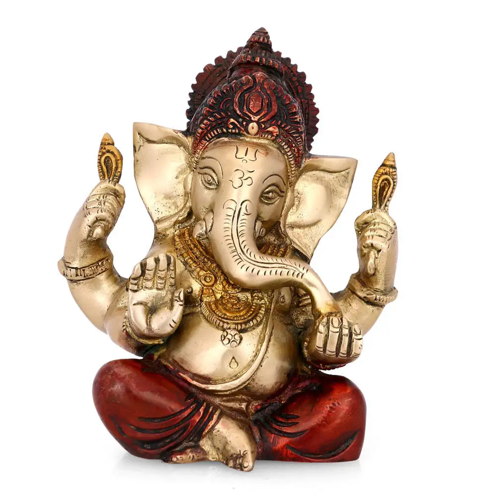 성공의 힌두교 코끼리 신 polyresin ganesh 우상