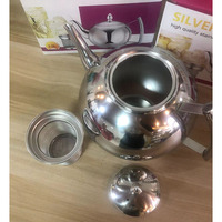 Pots nouvellement conçus en acier inoxydable 201 bouilloire t cafetière théière bouilloire 1.0/1.5/2.0L