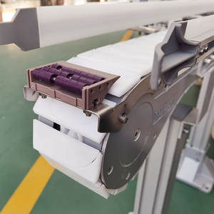 İlaç endüstrisi için kolay kurulum esnek zincirli konveyör PVC ve kauçuk kayış malzemesi için üretim tesisi - Product Image 5