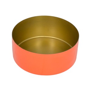 Bol à salade en métal et fer au design moderne bol à nourriture en émail pour les mariages, les fêtes, les dîners et la décoration de Noël bol cadeau - Product Image 1