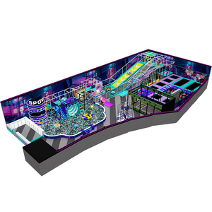 Aire de jeux intérieure commerciale pour adultes et enfants, parc d'aventure sportif avec <span class=keywords><strong>trampoline</strong></span> pour centre commercial - Product Image 1