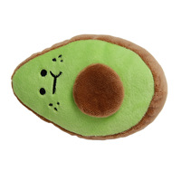 Groothandel Huisdier Piepend Speelgoed Mooi Fruit Vorm Groene Avocado Kiwi Fruit Design Huisdier Kauwspeelgoed Voor Honden