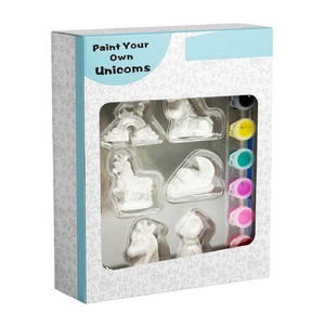 Kits de figurines de plâtre, fée et licorne, bricolage artisanal, coloriage, figurines - Product Image 2