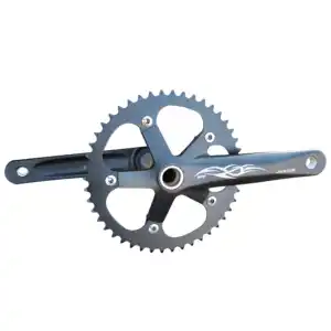 Jiankun Crankset Sepeda Lipat, Crank Rongga Tempa 170/172, 5/175Mm