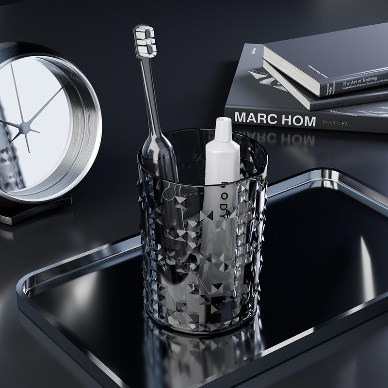 แก้วใสแบบเดี่ยว [สีดำ]