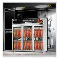 Armoire de séchage électrique à deux portes pour canard rôti, oie, déshumidification, conservation de la fraîcheur, nettoyage facile, cuisine