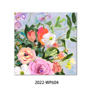 Impresión de Pintura <span class=keywords><strong>al</strong></span> Óleo Personalizada en Lienzo con Diseño Floral Vibrante para Decoración del Hogar - Product Image 5