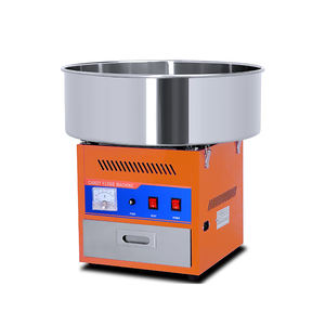 業務用自動電動綿菓子製造機、プロ仕様ステンレス製綿菓子メーカー、スタートアップスナックビジネス向け - Product Image 1