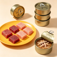Boîte de conserve alimentaire vide de qualité alimentaire avec couvercle scellé pour l'emballage du thon, du maquereau, des sardines et des fruits de mer