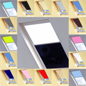 حجم مخصص مقاوم للأشعة فوق البنفسجية-سقف منحدر التعتيم ستارة جانبية المسار العمودي نمط النسيج كوة أعمى - Product Image 4