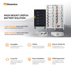 แบตเตอรี่ลิเธียม LiFePO4 Da Wni Ce 51.2V 40Kw สำหรับเก็บพลังงาน 800Ah IP65 CAN ระบบไฮบริดกริด สำหรับเครื่องใช้ไฟฟ้าภายในบ้าน ระบบจัดการแบตเตอรี่อัจฉริยะ (BMS) แบบต่อพ่วงได้ - Product Image 3