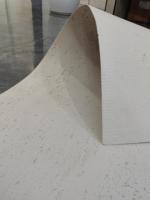 Panneau décoratif de panneau de mur de travertin d'or blanc de pierre flexible de haute qualité pour extérieur