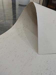 Panneau décoratif de panneau de mur de travertin d'or blanc de <span class=keywords><strong>pierre</strong></span> flexible de haute qualité pour extérieur - Product Image 4