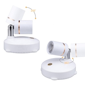 Spots <span class=keywords><strong>sans</strong></span> <span class=keywords><strong>fil</strong></span> à piles, mini lampes pour tableaux, éclairage LED intérieur à intensité variable avec télécommande, éclairage rotatif pour œuvres d'art - Product Image 4