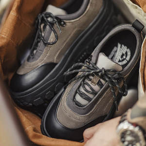 Zapatillas <span class=keywords><strong>Deportivas</strong></span> Retro <span class=keywords><strong>de</strong></span> Montaña para Hombre Maden, Suela Gruesa, Casuales, que Aumentan la Altura, Suela Suave, para Escalar, Primavera/Otoño - Product Image 2