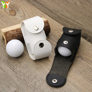 Japanese and Korean style golf <b>mini</b> waist <b>bag</b>, sports accessories, golf cleat pocket, waist-hanging leather golf <b>bag</b>. - Product Image 2