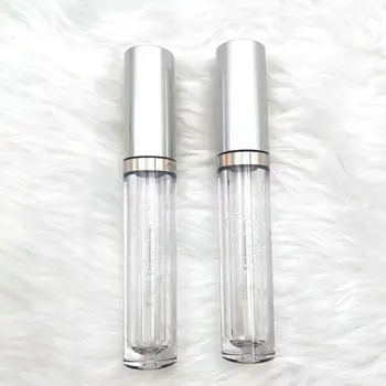Wholesales long clear lip gloss tube 5ml lip gloss tubes packaging empty container custom