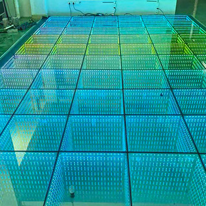 X21 Floor Night Water Round Interlock Plexiglass Slip Series 7Cm Led Dance Floor - Product Image 6