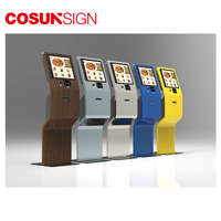 Shenzhen COSUN Totem Dokunmatik Ekranlı Kiosk Termal Yazıcı Tablet Yer Standı SDK'lı Self Servis Metal ve Cam