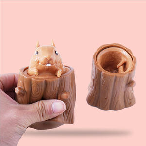 Hot Sale Soft <b>Fidget</b> Compression Squirrel Push Pop Bubble Sensory Toys <b>Pack</b> Squeezing Anti-stress - Product Image 4