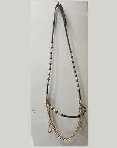 Luxury Leather Horse Show Halter Brass <b>Hardware</b> Finish Suitable For Training Competition And High End Equestrian Display - Product Image 1