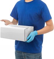 Boîtes en carton ondulé de haute qualité en fibre végétale à surface blanche pour l'expédition de produits de vente au détail et l'emballage cadeau pour les petites entreprises