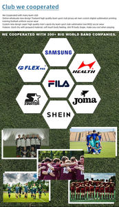 Tissu Jacquard sur mesure par sublimation Vêtements d'équipe de football de qualité supérieure unis Nouveau design Maillot De Football <span class=keywords><strong>vierge</strong></span> pour hommes 2024 - Product Image 6