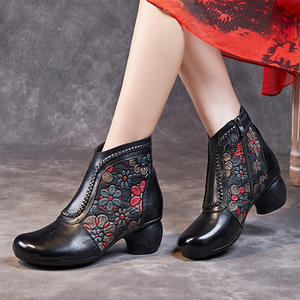 New Style Retro Formal Women's Satin <b>Boots</b> with Pointed Toe Warm Lining Soft Soles Anti-Slip Design and Over-the-Knee - Product Image 5