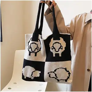 Reusable Shopping Bag For Women Zipper Non Woven 2023 Makeup Pp Woven Men Shipping Fashion Carbon Fiber Bag