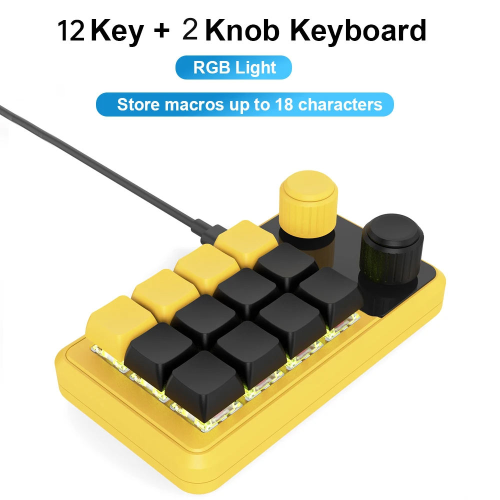 Yellow 12Key Wired